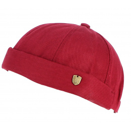 Bonnet Docker Coton Rouge - Traclet