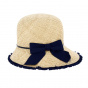 Christina Cloche straw Raphia hat - Traclet