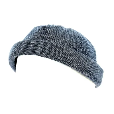 Bonnet Docker Cooper Lin Azul - MTM Reference : 11975 | Chapellerie Traclet