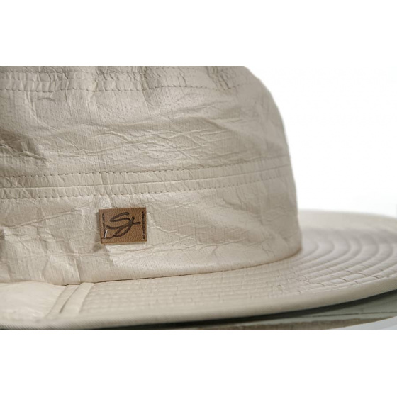 Chapeau Traveller Bordelais Protège-nuque Beige - Soway