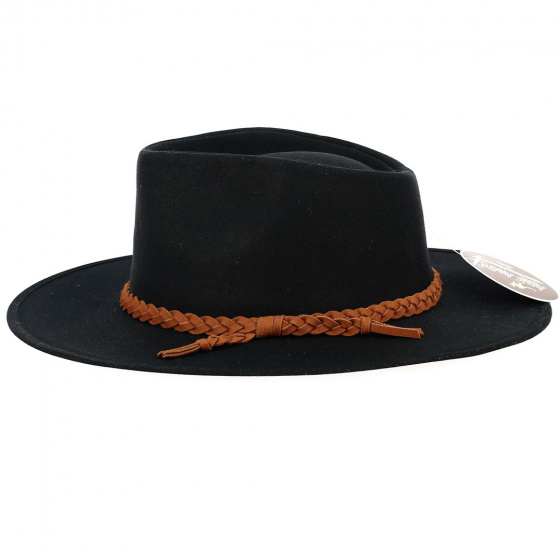 Black Whitfield Traveller Hat - Aussie Apparel