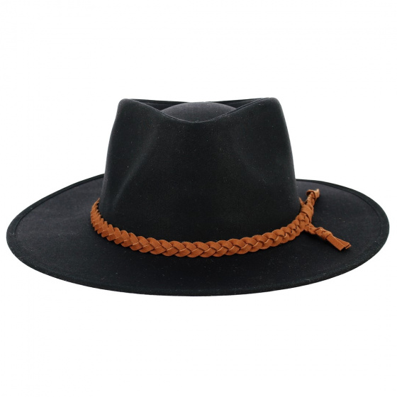 Chapeau Traveller Whitfield Noir - Aussie Apparel