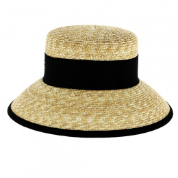 Cassidy Natural Straw Capeline - Fléchet