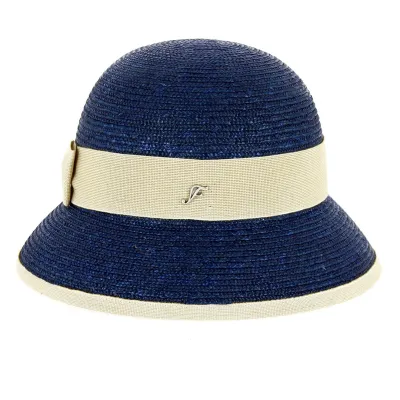 Chapeau Cloche Martika Bleu - Fléchet Reference : 11996 | Chapellerie Traclet