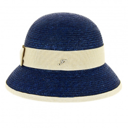 Martika Blue Cloche Hat - Fléchet