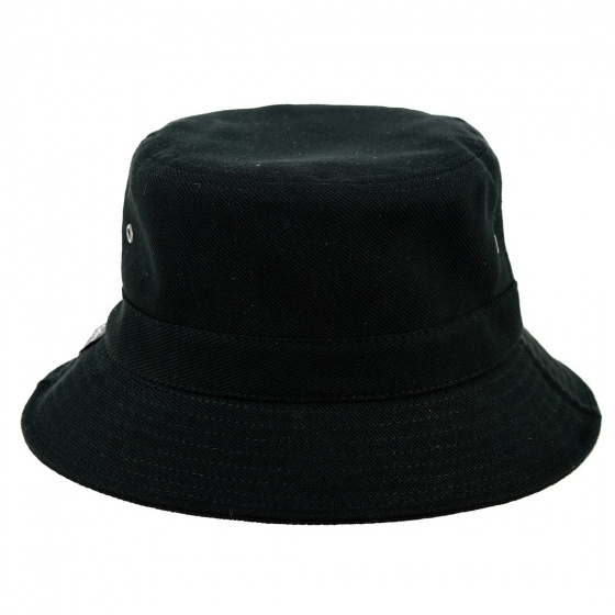 Black Cotton Davos Bucket Hat - Crambes