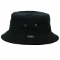 Black Cotton Davos Bucket Hat - Crambes
