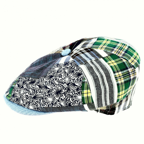 Casquette Huit Côtes Patchwork Frederique Traclet