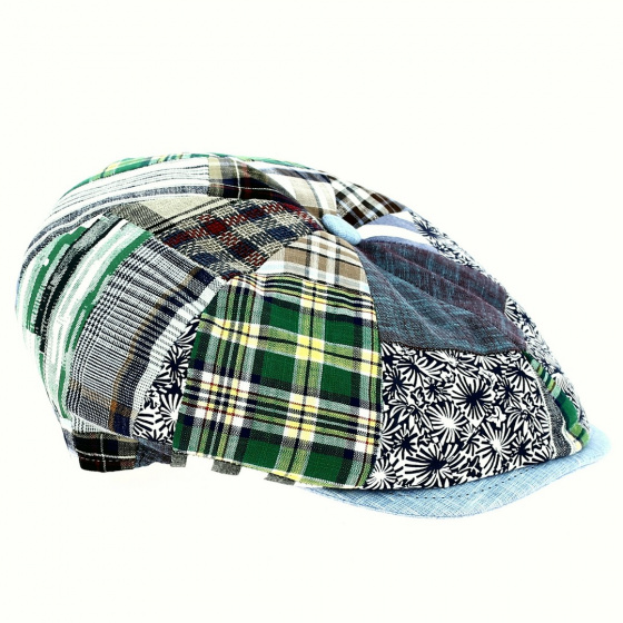 Frederique Traclet Eight-Panel Patchwork Cap Frederique Traclet Eight-Panel Patchwork Cap