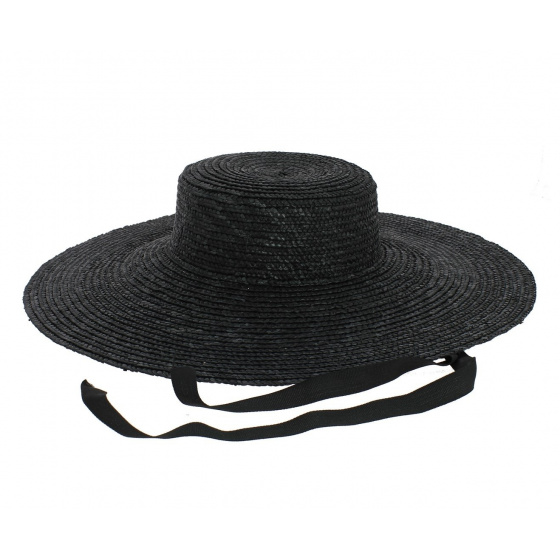 copy of Black straw floppy hat - Saint-Tropez