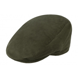 Khaki Flat Velvet Cap
