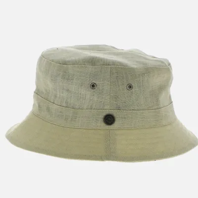 Sand Linen Soho Bucket Hat - MTM Reference: 12010 | Chapellerie Traclet