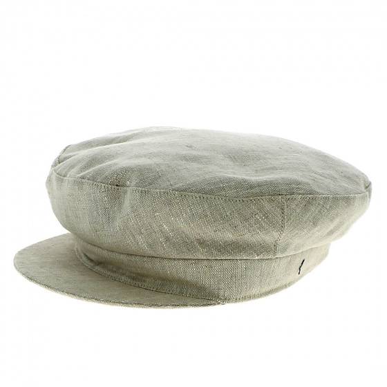Eleanor Linen Sailor Cap Beige - MTM