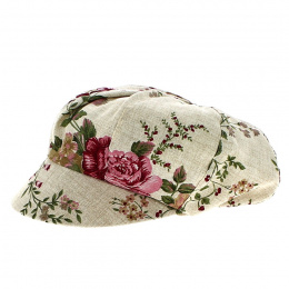 Anastasia Floral Newsboy Cap - Traclet