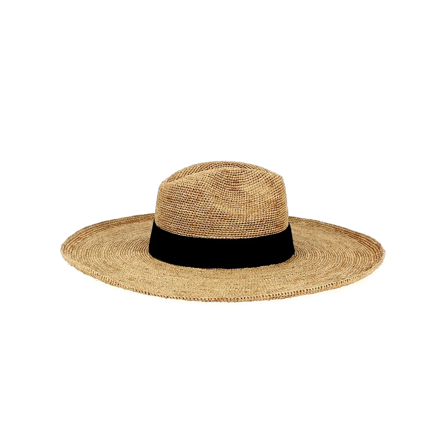 Chapeau Fedora Tuléar Raphia - Traclet Reference : 12035 | Chapellerie Traclet