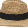 Chapeau Fedora Tuléar Raphia - Traclet Reference : 12035 | Chapellerie Traclet