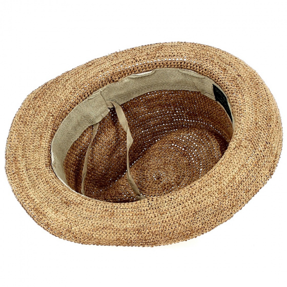 Chapeau Trilby Tuléar Raphia Naturel - Traclet
