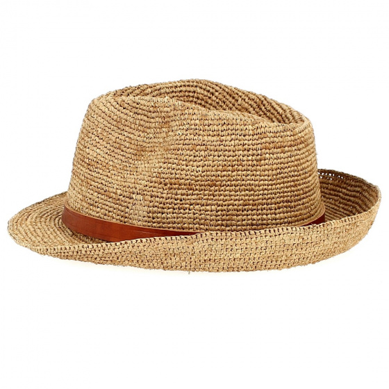 Natural Raffia Tulear Trilby Hat - Traclet