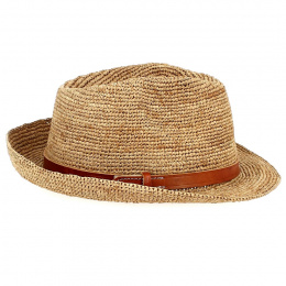 Natural Raffia Tulear Trilby Hat - Traclet