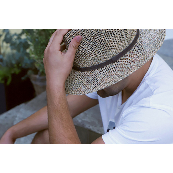 Chapeau Traveller Graz Paille Naturelle - Traclet