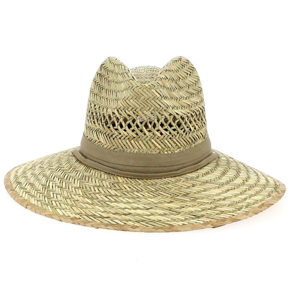 Columbia Traveller Hat Straw Beige Ribbon - Dorfman Pacific Co