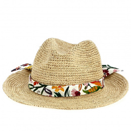 Camarilla Raffia Fedora Hat - Traclet