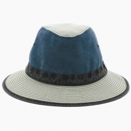 Blue Spenser Safari Traveler Hat - Crambes