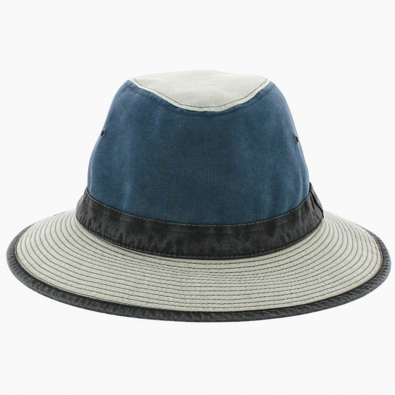 Chapeau Traveller Safari Spenser Bleu  - Crambes