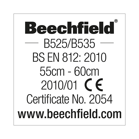 Black Shell Cap - Beechfield with visor