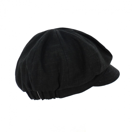 Casquette Gavroche Hors série Lin Noir  - MTM
