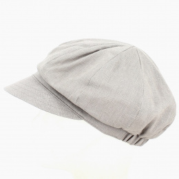 Gavroche Cap Linen Taupe - MTM