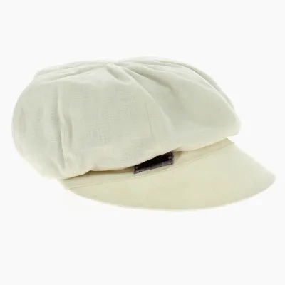 Casquette Gavroche Hors série Lin Ecru - MTM Reference : 12073 | Chapellerie Traclet