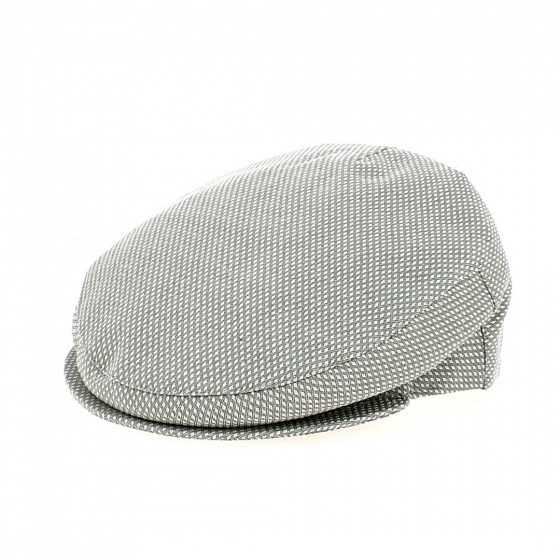 Ravenne Beige Cotton Flat Cap - Traclet