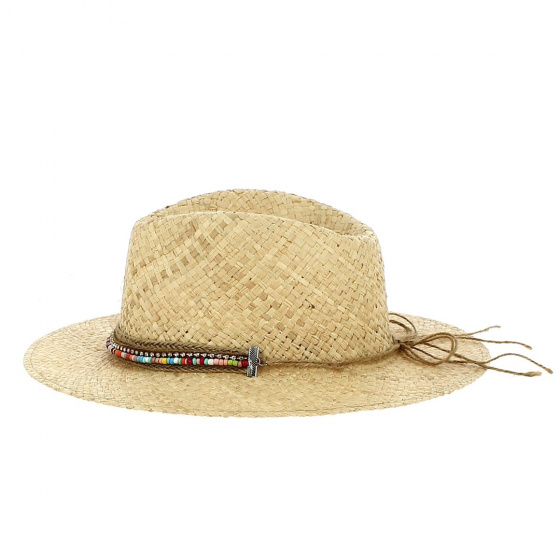 Fedora Hat Creation Fantasia Raffia - Flechet