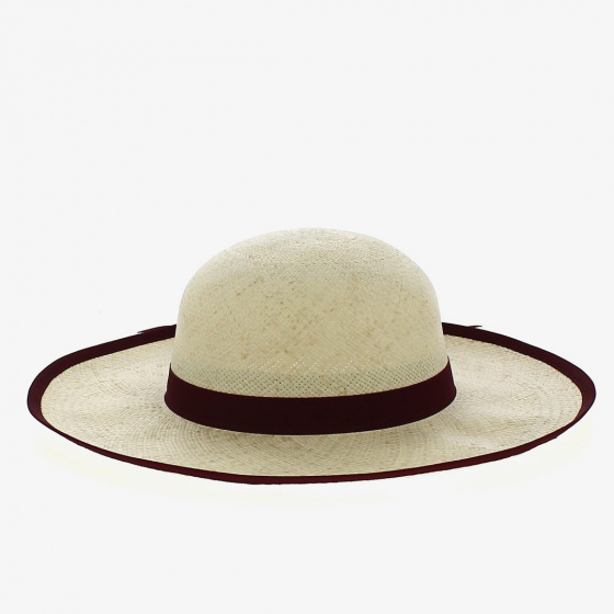Capeline Caroll Panama Bordeaux - Traclet Capeline Caroll Panama Bordeaux - Traclet