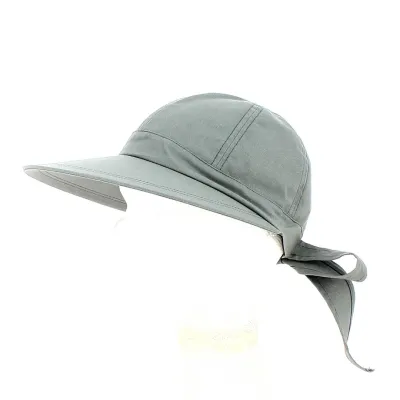 Camila Large Visor Cap Grey - Fléchet