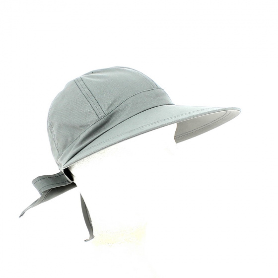 Camila Gray Long Visor Cap with UV 50+ Protection - Traclet Camila Gray Long Visor Cap with UV 50+ Protection - Traclet
