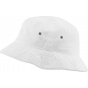 White Cotton Bucket Hat