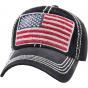 Strapback Cap Pygargue Cotton black - Kbthos