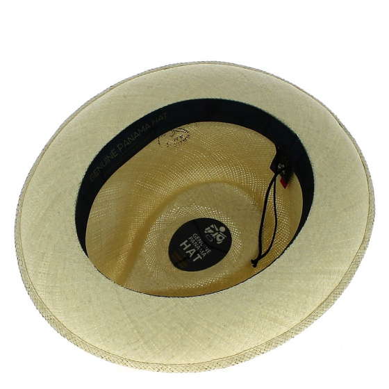 Natural Panama Gambler Ribeiro Hat - Traclet Natural Panama Gambler Ribeiro Hat - Traclet