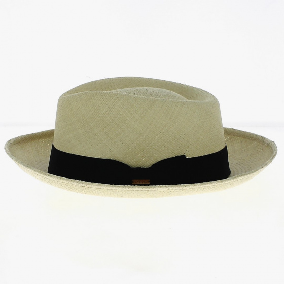 Natural Panama Gambler Ribeiro Hat - Traclet Natural Panama Gambler Ribeiro Hat - Traclet
