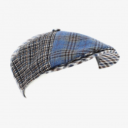 Casquette Bec de canard Baptiste Lin Bleu - Fléchet