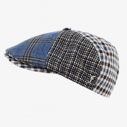 Casquette Bec de canard Baptiste Lin Bleu - Fléchet