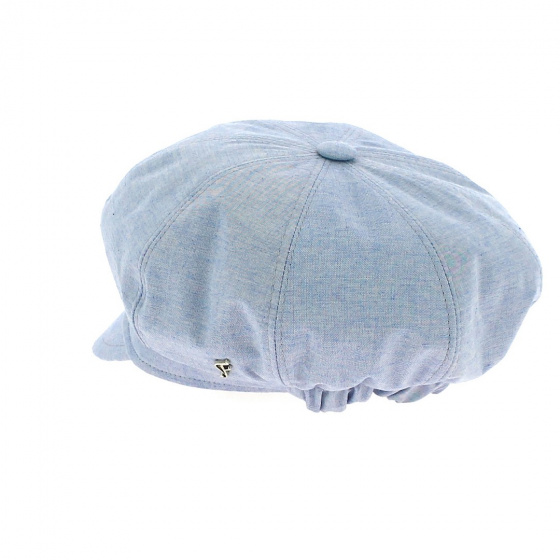 Casquette Gavroche Pascaline Coton Bleu - Fléchet Casquette Gavroche Pascaline Coton Bleu - Fléchet