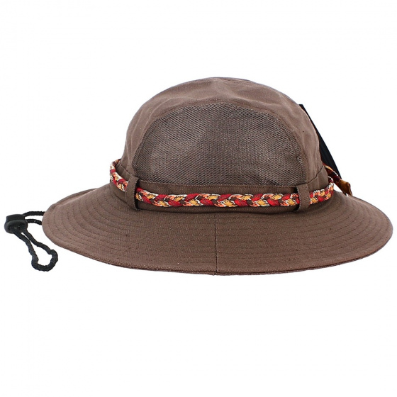 Brown Adonis Traveller Bucket Hat - Traclet