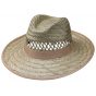 Beige Straw Fedora Hat - Presley