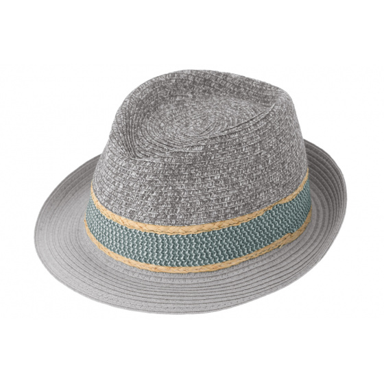 Syracuse Paper Straw Trilby Hat - Traclet