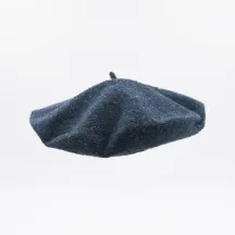 Béret Été Bleu Jean Coton Soie & Lin - Le Béret Français