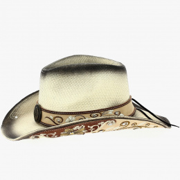 Chapeau Cowboy Kennecott Paille Papier - Traclet