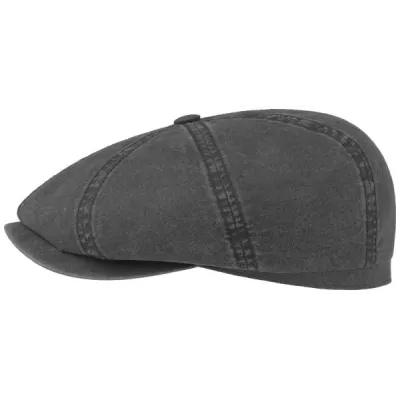 Hatteras organic cotton cap black - Stetson Reference: 2114 | Traclet Hat Shop